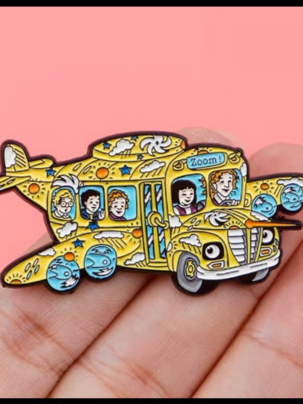 Magic School Bus Enamel Pin